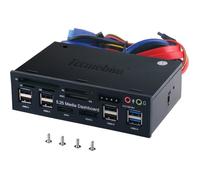 Tcc-Ql5E 5.25 Pouces Pc Multifonction Tableau De Bord Médias Panneau Avant, Avec Sata E-Sata Usb 3.0/2.0 Hub Audio Ports Et[LEC587]