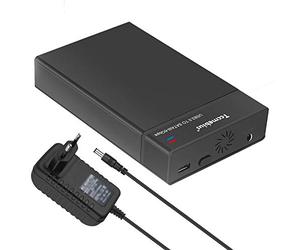 Tccmebius TCC-S863-DE USB 3.0 vers SATA Externe Boîtier de Disque Dure pour 2,5 3,5 Pouce SATA I/II/III et SSD (Max de 20TB), Soutenir UASP et Fonction de Veille Automatique, Installation sans Outil