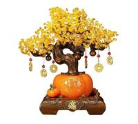 TCDHICY Cristal Arbre Arbre à Argent en Cristal, décoration de Refroidisseur à vin en Kaki Porte-Bonheur, Bricolage for Une Pendaison de crémaillère Cristaux Feng Shui Bonsai(Petit)