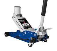 TCE Cric Hydraulique Horizontal en Alliage d'Aluminium 3t 85-465mm (161-541mm avec Rallonge de Hauteur) Levage en Double Mode Double Pompe Levage Rapide Profil Ultra Bas EN 1494 Certifié CE Adapté aux