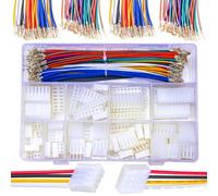 Tcenofoxy JST Kit de connecteurs de câble Molex, compatible avec Molex KK 396 connecteur de 3,96 mm KK 156 2P 3P 4P 5P 6P 7P 8P 9P 10P boîtier avec câbles pré-sertis 20 AWG (TC-CH3.96)