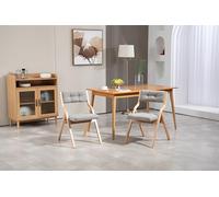 Tcewhhy HOMEFUN Lot de 2 chaises pliantes avec coussin, rembourrées en bois, portables et assemblées, pour les invités, la cuisine, le bureau, le mariage et la fête, gris
