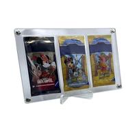 TCG Cases Boite de Protection à Assembler soi-même Compatible avec Lorcana Booster 3X Support Présentoir Cadre plexi Boitier Acrylic Case Etui