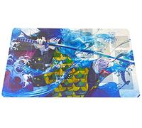 TCG Playmat Tapis de jeu (61 x 35 cm) pour le jeu de cartes Yu Gi Oh | Giyu Tomioka (avec zones de terrain)