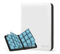 TCGUARD Album de collection pour jusqu'à 540, 9 côtés Album à collectionner Fermeture éclair Classeur pour cartes à collectionner, Cahier de cartes MTG pour cartes de jeu, cartes de sport, Yugioh, etc