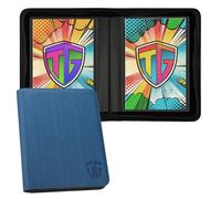 TCGUARD Classeur de bande dessinée pour 24 bandes dessinées, album de rangement avec pochettes pour bandes dessinées actuelles, âge d'argent et bandes dessinées normales dans des sacs et des boîtes