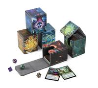 TCGUARD Deck Box 5 en 1 pour cartes MTG, boîte de rangement TCG pour cartes Magic The Gathering pour plus de 100 cartes emballées individuellement avec jeux de cartes à collectionner, TCG, Yugioh, etc