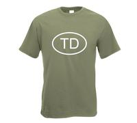Tchad Td T-Shirt Impression Haut Fun Design Imprimé