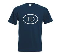 Tchad Td T-Shirt Impression Haut Fun Design Imprimé