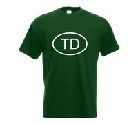 Tchad Td T-Shirt Impression Haut Fun Design Imprimé