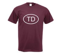 Tchad Td T-Shirt Impression Haut Fun Design Imprimé