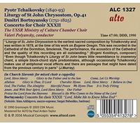 Tchaikovsky: Liturgy Op. 41 - Bortnyansky by TSCHAIKOWSKY & BORTNYANSK NEUF