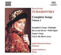 Tchaikovsky, P.I. – L'Intégrale des mélodies Vol. 1 – NAXOS