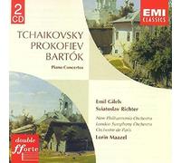 Tchaikovsky: Piano Concertos Nos. 1,2 & 3 / Prokofiev: Piano Concerto No. 5 / Bartok: Piano Concerto No. 2 by EMI Classics Imports (2004-01-01)