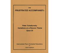 Tchaikovsky, Pyotr Ilyich - Rococo Variations for Cello, Op 33 - PIANO ACCOMPANIMENT ONLY - arranged by Carol Leybourn -