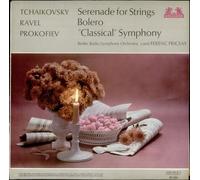 TCHAIKOVSKY/RAVEL/PROKOFIEV - SERENADE FOR STRINGS/BOLERO/CLASSICAL SYMPHONY VINYL LP[89624]