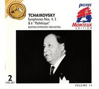 Tchaikovski : Symphonies N° 4, N° 5 & N° 6. Boston Symphony. 1959-58-55