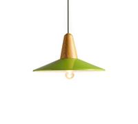TCHAUSGZOZ Lustre Suspendu Coloré Macaron Industriel Nordique - Abat-jour Réglable En Aluminium Pour Salle À Manger, Et Espaces De Vie(Green,36cm)