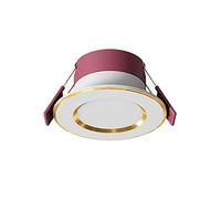 TCHAUSGZOZ Plafonnier encastré de 5,1 cm peut éclairer un spot rond 3 W/5 W, blanche CRI90, garniture anti-éblouissante, kit conversion remplacement, installation facile(3W,Neutral light)