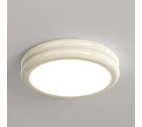 TCHAUSGZOZ Plafonnier LED Moderne Plafonniers Ronds, Plafonnier Macarons Nordiques Près des Plafonniers for Couloir, Chambre, Entrée, Balcon, Cuisine (Color : White, Size : 23cm)