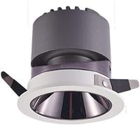TCHAUSGZOZ Projecteur encastré à puce américaine sans stroboscope, projecteur coupe profonde anti-éblouissement élevé, plafonnier domestique anti-éblouissant COB, (couleur :(Warm Light,5w)
