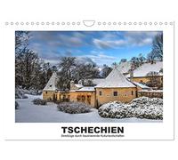 Tchéquie - Balades à travers des paysages culturels fascinants, Version française (Calendrier mural 2026 DIN A4 portrait), Calendrier CALVENDO mensuel