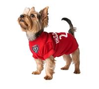 Tchéquie Football T-shirt pour chien (personnalisé avec nom et numéro) (XL - Longueur du corps du chien : 40 cm)