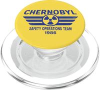 Tchernobyl Safety Operations Team 1986, Vintage Radioactive PopSockets PopGrip pour MagSafe