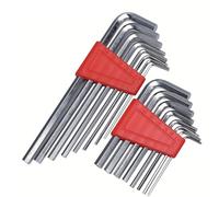 TCHETGIGZC Ensemble de 8 clés métriques, en pouces, L, for bras court, faciles for transporter dans la poche Douille et clé(One Size)