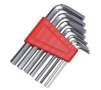 TCHETGIGZC Ensemble de 8 clés métriques, en pouces, L, for bras court, faciles for transporter dans la poche Douille et clé(1 small)