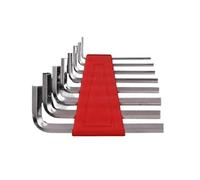 TCHETGIGZC Jeu de 5/8/11 clés métriques, en L, taille, bras court, outils réparation véhicules, manuels for la maison Douille et clé(8Pcs Imperial short)