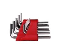 TCHETGIGZC Jeu de 5/8/11 clés métriques, en L, taille, bras court, outils réparation véhicules, manuels for la maison Douille et clé(11Pcs Metric short)