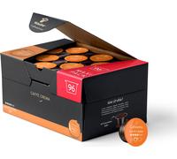 Tchibo Cafissimo Boîte de réserve de capsules de café Caffè Crema, 96 capsules (café, équilibré et corsé), commerce durable et équitable