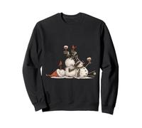 Tchin-tchin vin Noël drôle Graphique Festif Sweatshirt