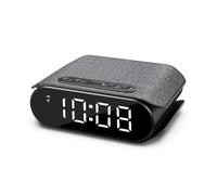 tchnoline WT450 Réveil numérique Moderne avec veilleuse BZW éclairage indirect, lumière d'ambiance, différentes Couleurs réglables, Modes de Changement de Couleur, Sortie USB 5 V/1 A