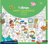 T'choupi - Coloriage géant de la ferme - Dès 3 ans