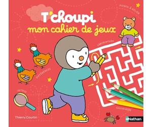 T'choupi - Mon cahier de jeux : labyrinthes, différences, points à relier, coloriages ... Plus de 100 jeux pour s'amuser - Dès 2 ans