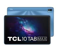 TCL 10 Tab Max WiFi - Tablette Tactile 64Go+4Go - Smart Pad Écran 10,4" FHD - Processeur Octa-Core, OS Android 10 - Caméra Arrière 13MP et Avant 8MP - Batterie 8000mAh - avec Accessoires - Frost Blue