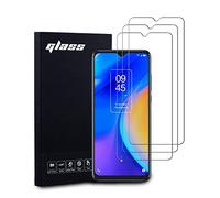 TCL 20 SE Lot de 3 films de protection d'écran en verre trempé 9H pour TCL 20 SE Anti-rayures Anti-traces de doigts, zéro bulles, ultra transparent à 99,99 %