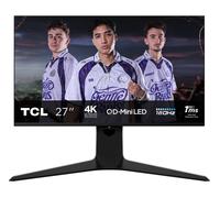 TCL R83 27R83U écran plat de PC 68,6 cm (27") 3840 x 2160 pixels 4K Ultra HD QLED Noir, Blanc