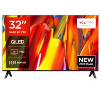 TCL 32V5C - TV QLED Direct LED Smart Full HD 32" avec Android TV & HDR - Compatible avec Google Cast & Google Home, Design Mince