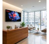 TCL 43P69K TV 4K HDR 43'' Téléviseur 43’’ 4K UHD avec Google TV, HDR10+ et Dolby Vision, idéal pour les espaces d'accueil et d'attente, les chambres