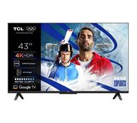 TCL 43P6K - TV LED 43"" (109 cm) - 4K UHD 3840x2160 - HDR10+ - Google TV - 3xHDMI 2.1 - WiFi