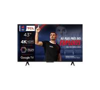 TCL 43P79B 43" (108 cm) LED TV, 4K UHD, HDR, Smart TV, Google Assistant, Dolby Atmos, Google TV