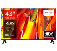 TCL 43V5C - TV QLED Direct LED Smart Full HD 43" avec Android TV & HDR - Compatible avec Google Cast & Google Home, Design Mince