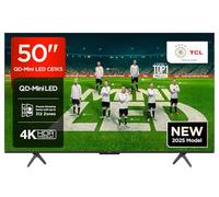 TCL 50C61KS QD-Mini TV LED 50", 4K UHD, Smart Google TV avec Dolby Atmos, Game Master