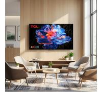 TCL 50P69K TV 4K HDR 50'' Téléviseur 4K UHD de 50'' avec Google TV, HDR10+ et Dolby Vision, parfait pour les halls d'entreprise, les chambres d'hôtel
