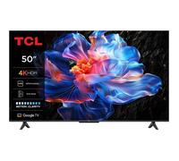 TCL Téléviseur intelligent P6K LED 4K UHD HDR de 50" | Google TV, 60 Hz, HDR 10, processeur AiPQ, Dolby Audio, MEMC, HDMI 2.1, Bluetooth 5.2, WiFi 5, design sans cadre (50P6K - modèle 2025)