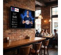 TCL 50P79K TV QLED 4K Google 50'' Téléviseur 50’’ QLED 4K UHD avec Google TV, HDR Dolby Vision & HDR10+ et audio Dolby Atmos, pour un usage