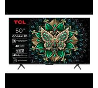 TCL 50Q6C TV 4K Ultra HD 50" (127cm) Smart TV Google TV 12 DVB-T2/C/S2 Wifi Métallique PPI 4200 HDR10+/Dolby Vision/HLG FreeSync Premium Pro